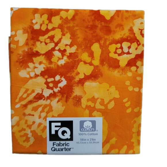 Cotton Fabric Quarters Lot of Five 18" X 21" Batik & Bandana NWT Quilting Sewing - Picture 6 of 7